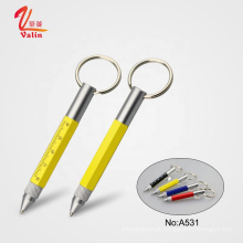 Design Fancy Design Multi Funcional Mini -Tool Pen com anel -chave